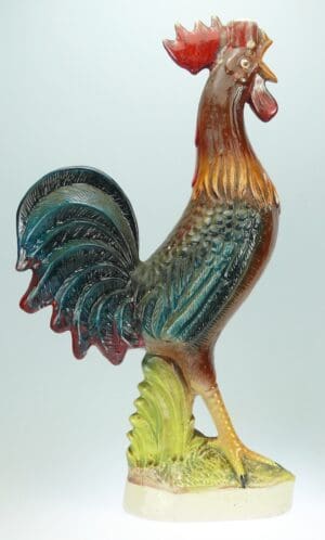 Bouteille en céramique émaillée KLEM - Coq