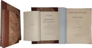 Rollin et Feuarden - Monnaies royales et seigneuriales de France et un volume de planches - Paris, 1900, édition originale