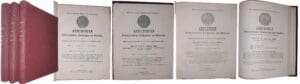 Abbildungen - Freimaureiischer denkmünzen und medaillen - 3 ouvrages - Hamburg 1898/1899/1902