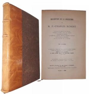 Catalogue de la vente de Monsieur M. P. Charles Robert - Description de la collection de M. P. Charles Robert - Edition originale - Paris 1886