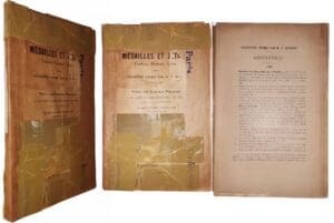 Catalogue de vente aux enchères publiques de la collection de Monsieur Bourgeot - Edition originale - Paris 1912