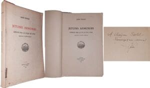 Tricout (Jean) - Jetons armoriés offerts par la ville de Lyon aux XVIIème et XVIIIème siècles - Lyon 1947