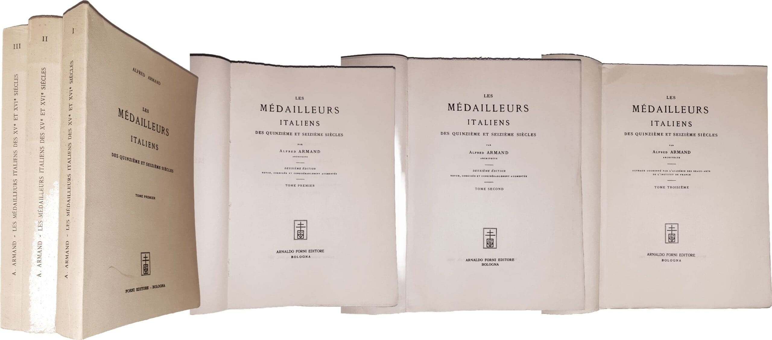 Armand (Alfred) - Les médailleurs italiens des XVème et XVIème siècles - 3 tomes Armand (Alfred) - Les médailleurs italiens des XVème et XVIème siècles - 3 tomes