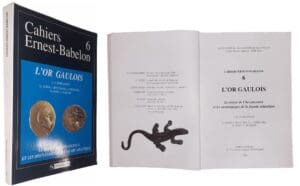 Cahiers Ernest-Babelon N° 6 - J-N. Barrandon, G. Aubin, J. Benusiglio, J. Hiernard, D. Nony et S. Scheers - L'or gaulois - Le trésor de Chevanceaux et les monnayages de la façade atlantique - Edition de 1994