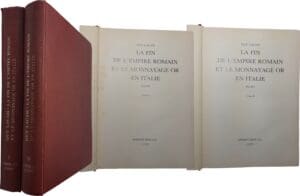 Lacam (Guy) - La fin de l’Empire romain et le monnayage or en Italie 455-493 - 2 volumes - Edition de 1983