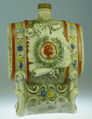 Bouteille en céramique Borghini Lacrima Christi - Tonneau