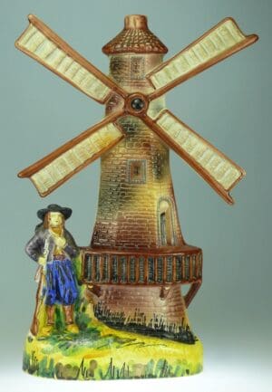 Bouteille en céramique - Moulin
