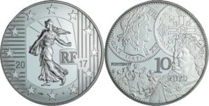 France - Série Semeuse - Belle Épreuve de 10 euro - Louis d'or de Louis XIII 2017