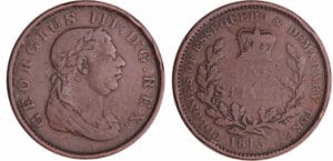 Guyana colonies d’Essequebo et Demarary - Georges III - Stiver 1813