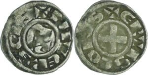 France - Nivernais - Comté de Nevers - Hervé de Donzy - Denier