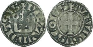 France - Poitou - Alphonse de Poitiers - Denier