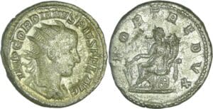 Gordien III - Antoninien (243-244, Antioche) - La Fortune assise
