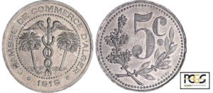 Algérie - Alger - Chambre de commerce - 5 centimes 1919