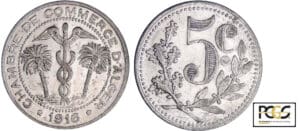Algérie - Alger - Chambre de commerce - 5 centimes 1916