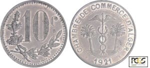 Algérie - Alger - Chambre de commerce - 10 centimes 1921