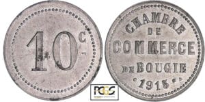 Algérie - Bougie - Chambre de commerce - 10 centimes 1915