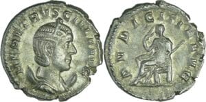 Etruscille - Antoninien (250-251, Rome) - La Pudeur