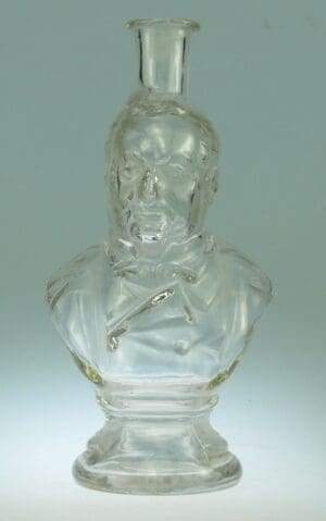 Carafe en verre moulé - Adolphe Thiers