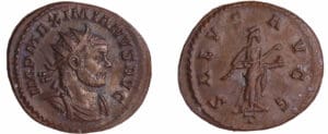 Maximien Hercule - Aurélianus (290-291, Lyon)