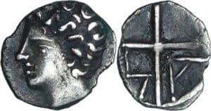 France - Marseille - Obole (90-49 av. J.-C.)