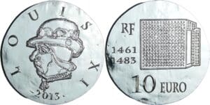 France - Série de Clovis à la république 1500 ans d'Histoire de France - Belle Épreuve 10 euro - Louis XI 2013