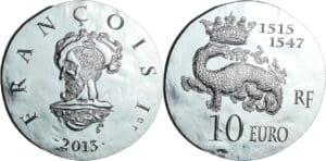 France - Série de Clovis à la république 1500 ans d'Histoire de France - Belle Épreuve 10 euro - François 1er 2013