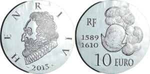 France - Série de Clovis à la république 1500 ans d'Histoire de France - Belle Épreuve 10 euro - Henri IV 2013