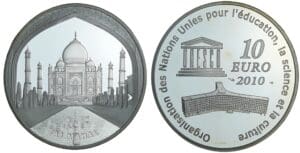 France - Lieux et monuments du monde - Belle Épreuve de 10 euro - Taj Mahal 2010