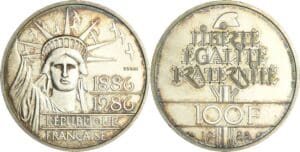 France - Cinquième république (1959- ) - Essai 100 francs Liberté 1986