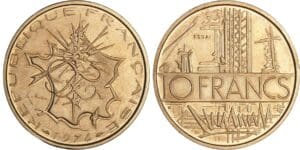 France - Cinquième république (1959- ) - Essai 10 francs Mathieu 1974