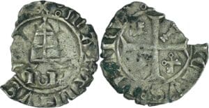 France - Comtat Venaissin - Martin V - Quart de gros d'argent (Avignon)