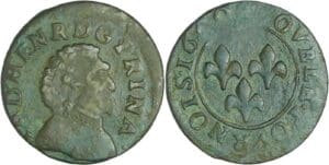 France - Principauté d'Orange - Frédéric-Henri - Double tournois 1640 (Orange)