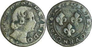 France - Principauté d'Orange - Frédéric-Maurice de la tour d'Auvergne - Denier tournois 1652