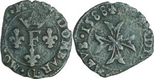 France - Dombes - François II de Montpensier - Liard 1588 (Trévoux)