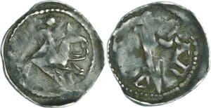 France - Lorraine - Ferri III - Denier d'argent (Nancy)