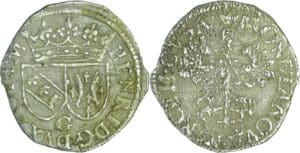 France - Lorraine - Duché de Lorraine - Henri II - Demi-gros (Nancy)