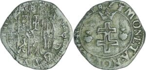 France - Lorraine - Duché de Lorraine - Henri II - Demi-gros (Nancy)