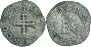France - Lorraine - Robert de Lenoncourt - Double denier (Metz)