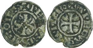 France - Champagne - Comté de Troyes - Thibaut Ier - Denier