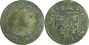 France - Champagne - Comté de Rethel - Charles de Gonzague - Liard 1609