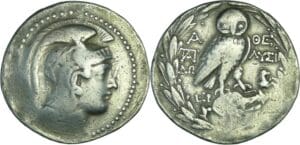 Attique - Athènes - Tétradrachme de style nouveau 1er période (229-197 av. J-C)