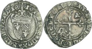 France - Bourgogne - Jean Sans Peur - Gros ou florette (Saint-Laurent)