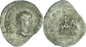Valérien II - Antoninien (257-258, Viminacium) - Chèvre