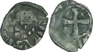 France - Limousin - Vicomté de Limoges - Jean III et Jeannes de Savoie - Denier