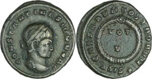 Constantin II - Nummus (320, Sisica)