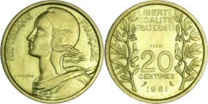 France - Cinquième république (1959- ) - Essai concours Lagriffoul de la 20 centimes 1961