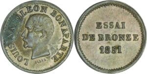 France - Deuxième république (1848-1852) - Essai 1 centime 1851