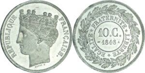 France - Deuxième république (1848-1852) - 10 centimes concours de Barre 1848
