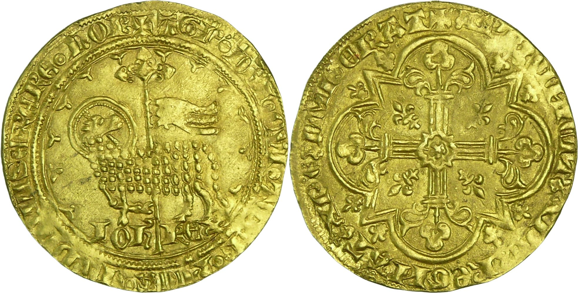 France - Jean II le Bon (1350-1364) - Mouton d'or France - Jean II le Bon (1350-1364) - Mouton d'or
