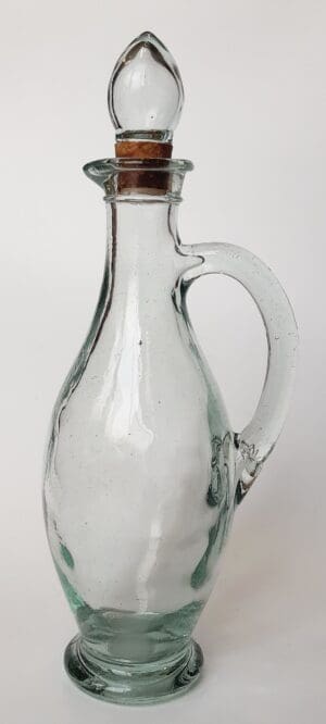 Carafe en verre lourd